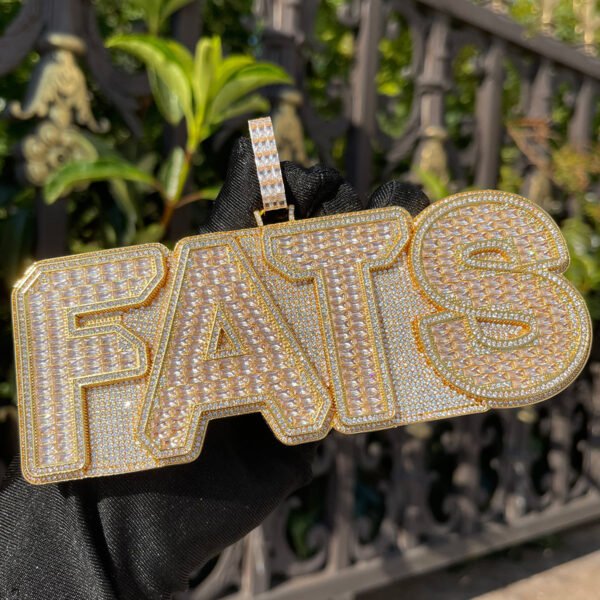 Baguette Edition Iced Out Personalized Custom Name Necklace Pendant