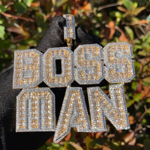 Special Cut Diamond Iced Out Personalized Custom Name Necklace Pendant
