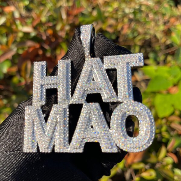 Tennis and Shine Iced Out Personalized Custom Name Necklace Pendant