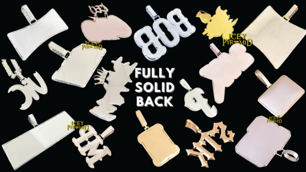 Sharp Attention Iced Out Personalized Custom Name Necklace Pendant