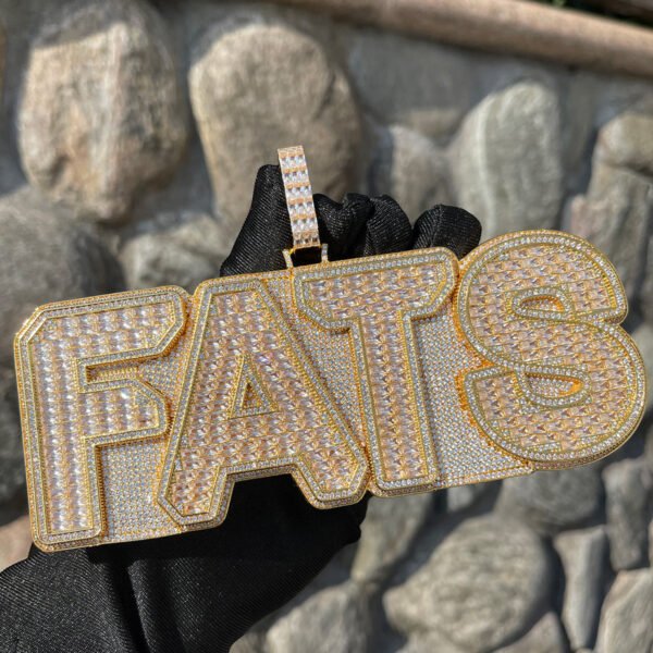 Baguette Edition Iced Out Personalized Custom Name Necklace Pendant